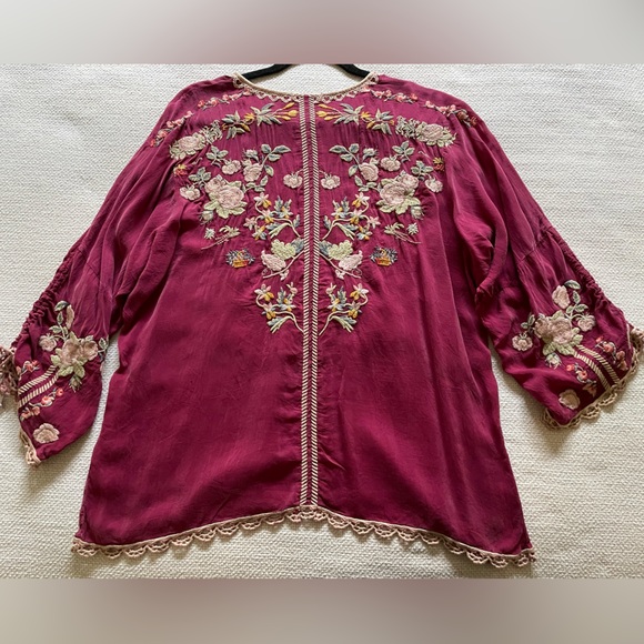 Johnny Was Embroidered Blouse - Picture 3 of 4